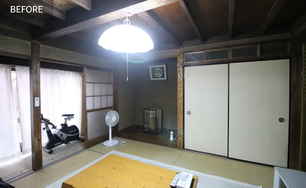 和室のリフォーム事例の画像 before