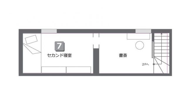 小屋裏空間間取り