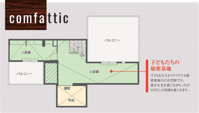 小屋裏空間