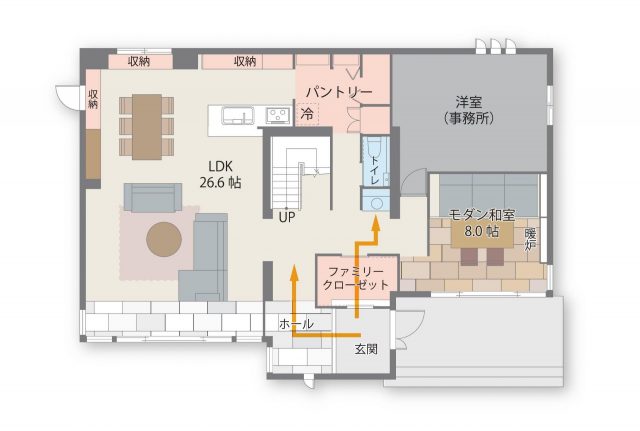１Ｆ間取図