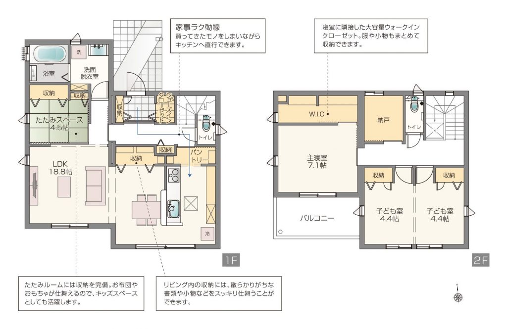 大泉吉田2の11号棟の間取り図
