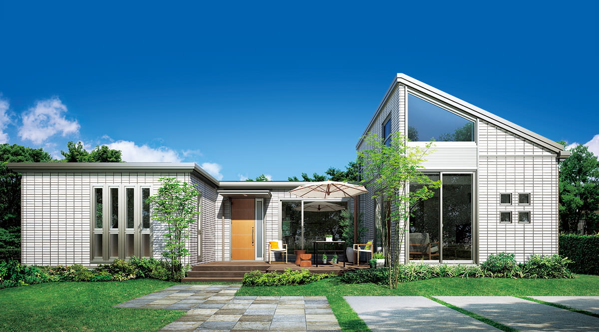 セキスイハイムの平屋（鉄骨系）