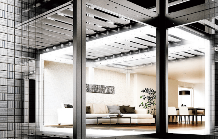 強靭な住まいが災害から家族を守ります。