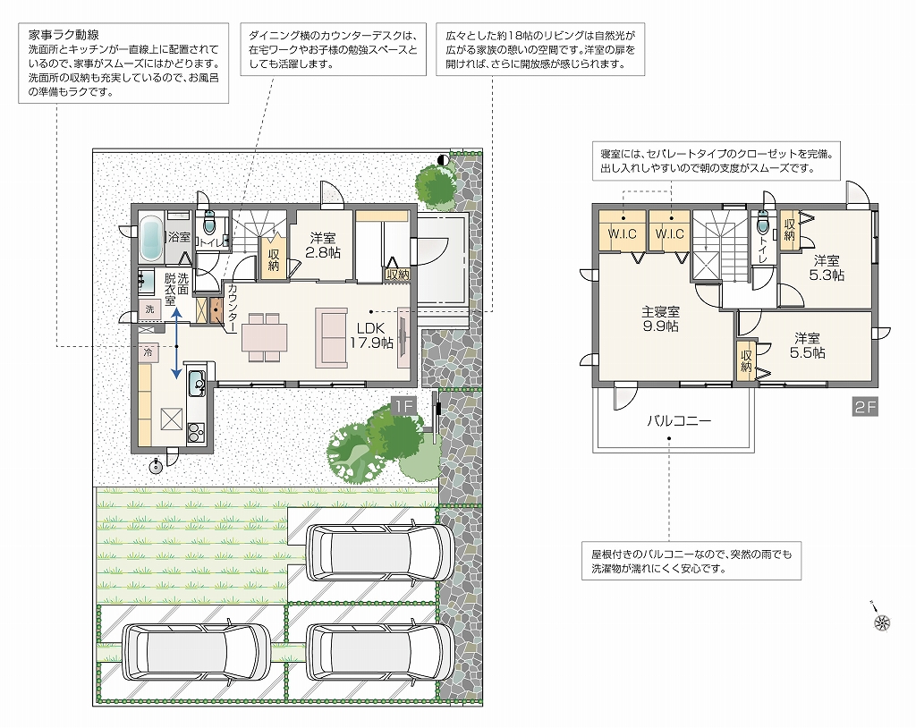 スマートハイムシティ太田2の2の区画図