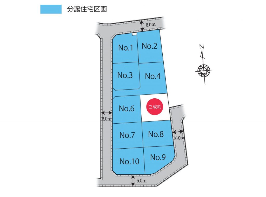 スマートハイムシティ下田島区画図